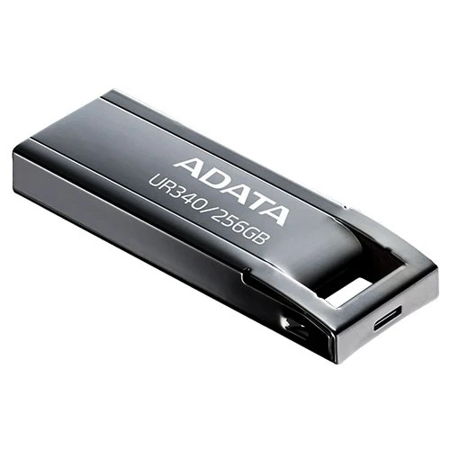 أي داتا UR340 ذاكرة فلاش USB - بسعة 256 جيجابايت - USB 3.2 الجيل الأول - سرعة تصل إلى 100 ميغابايت/ثانية - أسود (842243032611) - image 2