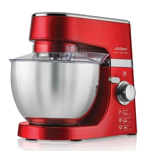 Arzum Crust Mix 1000 Stand Mixer AR1069R - 1000W - 4.5L Stainless Steel Bowl - 8 Speed Levels - Red (8693184957936) - image 4 Arzum Crust Mix 1000 Stand Mixer AR1069R - 1000W - 4.5L Stainless Steel Bowl - 8 Speed Levels - Red (8693184957936) - image 4