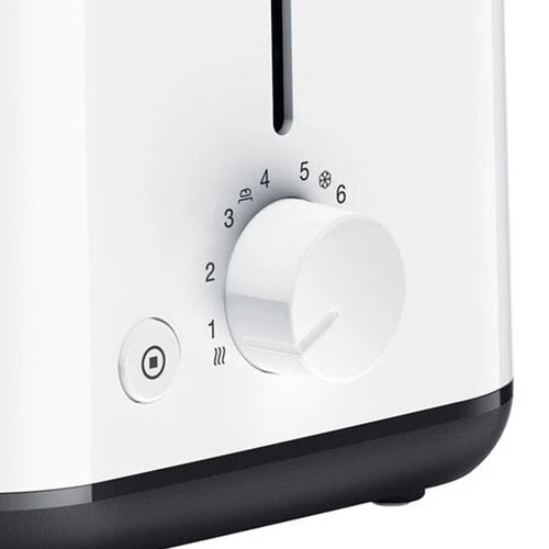 Braun Breakfast1 Toaster HT1010WH - 900W - 8 Browning Settings - Bun Warmer - White (8021098760166) - image 4