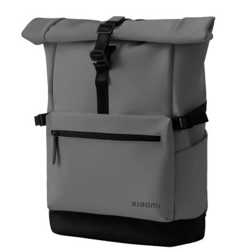 Xiaomi Roll Top Casual Backpack GL - Water-Resistant Fabric - Laptop Sleeve - Breathable Back Panel - Rock Grey (6941812797358) - image 2