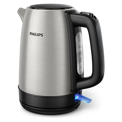 Philips Kettle HD9350/92 Daily Collection - 1.7L Stainless Steel Body - 2200W High Power - 360° Pirouette Base - Silver / Black (8710103817963) - image 2