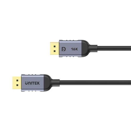 كابل يونيتيك للألعاب 8K 120Hz Displayport 2.1 C1626GY  - أسود (4894160053077) - image 3
