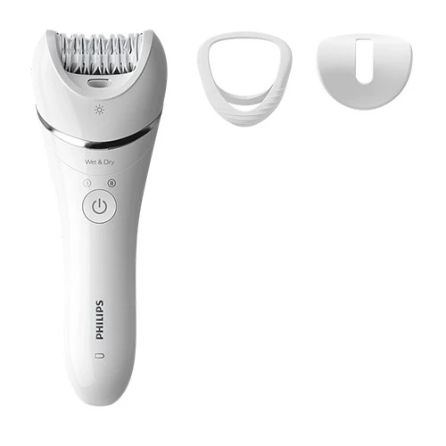 Philips Wet & Dry Epilators BRE700/00 Women Care With 3 Accessories  - White (8710103935476) - image 2
