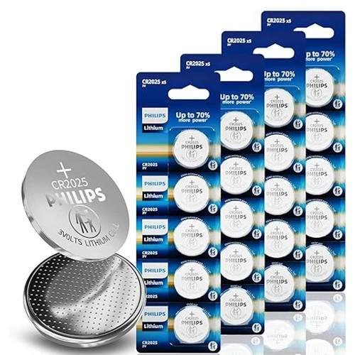 Philips Lithium CR2025 3V Battery - 150mAh Capacity - Leak & Corrosion Resistance - 10 Pack (041333686486) - image 4