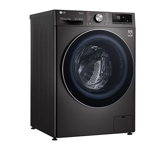 LG Front Load Washing Machine WR9011PBG - 11 Kg and 1400 RPM Spin Speed - AI DD and Steam+ - 14 Smart Programs - Child Lock - Platinum Black (6222048405973) - image 7
