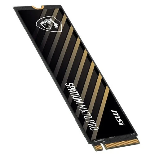 قرص MSI سباتيوم برو 2 تيرابايت M470 SSD PCIe 4.0 M.2 NVMe بسرعة قراءة 6000 ميجابايت/ثانية وسرعة كتابة 5000 ميجابايت/ثانية  - أسود (824142390283) - image 7