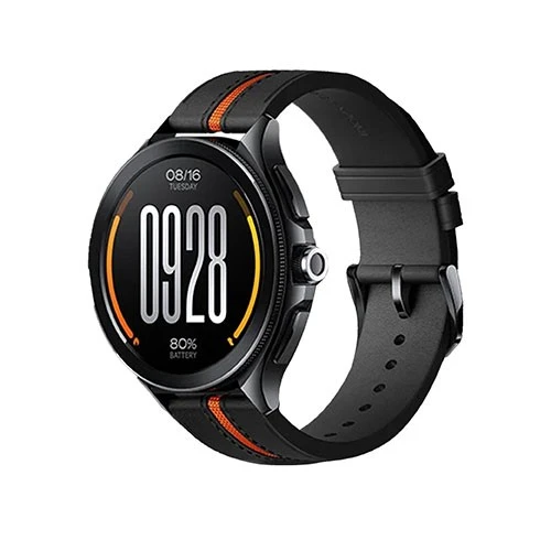 Xiaomi Watch Black Orange Leather Strap_0001_Xiaomi Watch Black Orange Leather Strap 1