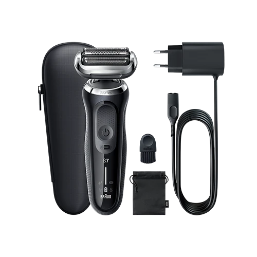 Braun Series 7 360° Flex 71-N1000s - Smooth Shave Even in Tricky Areas with AutoSense Technology - Black (4210201433804) - image 1