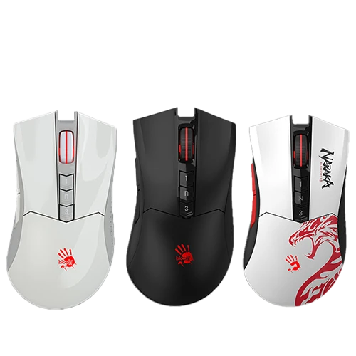 Bloody R90 Plus Naraka Wireless Gaming Mouse - 5000 CPI - Wireless - Metal X'Glide Armor Boot (4711421981033) - image 1