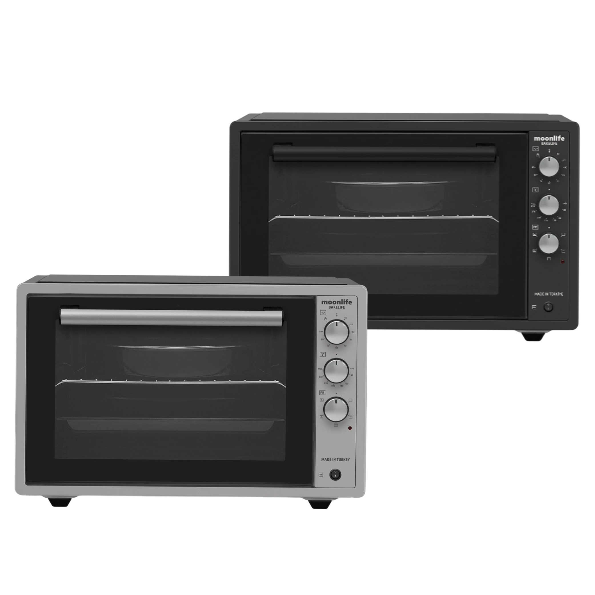 Moonlife Bakelife Mini Oven MF405 - 70 L Capacity - 1800 W Power - Turbo Fan - Enamel‑Coated Trays (8682079450744) - image 1