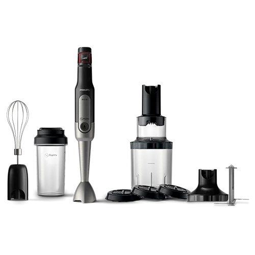 Philips Viva Collection ProMix Hand Blender HR2657/91 800W -  Speed Touch with Speed Guidance -  Black / Silver (8710103877974) - image 1