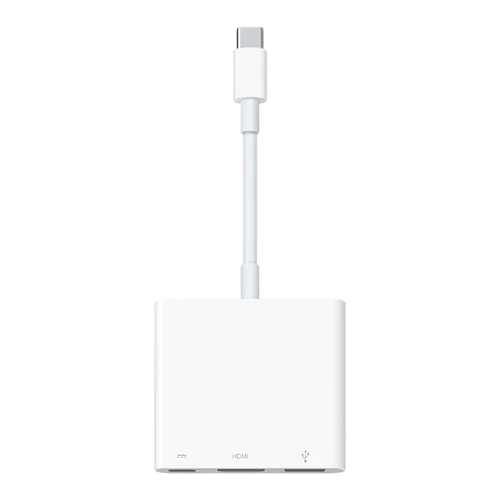 apple Apple usb-c Digital Av Multiport Adapter white resolution: 4k