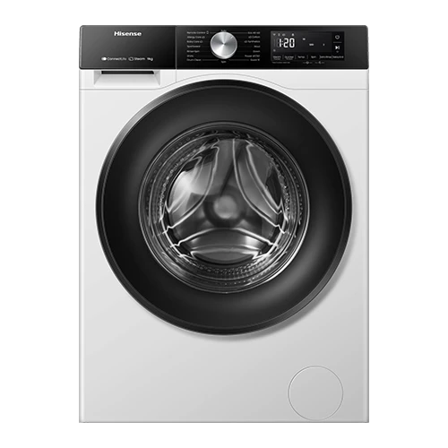 Hisense Front Load Washing Machine WF3S9043BW - 9 Kg and 1400 RPM Spin Speed - Durable Inverter Motor - 15 Smart Programs - Child Lock - White (6901101827302) - image 1