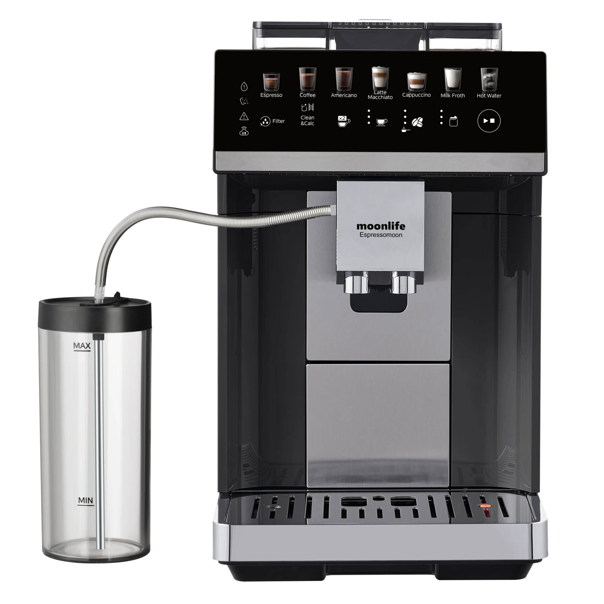 Moonlife Espressomoon MF218 Full Automatic Coffee Machine - 2 Cups Function - Automatic Milk System - One-Touch Operation (8682079451789) - image 1