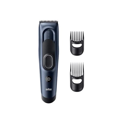 Braun Hair Clipper Series 5 HC5350 - Effortlessly Cuts and Styles Hair with 17 Length Settings and Lifetime-Sharp Blades - Blue (4210201448754) - image 1 Braun Hair Clipper Series 5 HC5350 - Effortlessly Cuts and Styles Hair with 17 Length Settings and Lifetime-Sharp Blades - Blue (4210201448754) - image 1