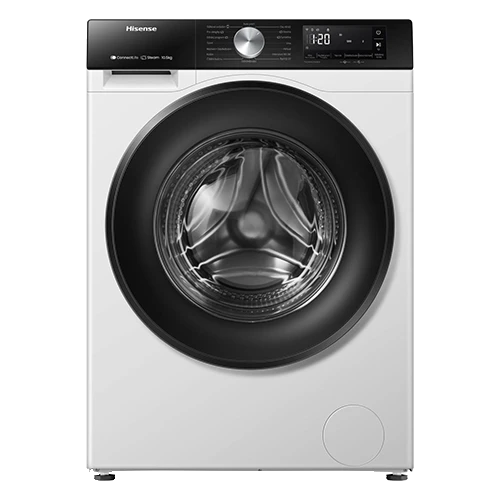 Hisense Front Load Washing Machine WF3S1043BW - 10 Kg and 1400 RPM Spin Speed - Durable Inverter Motor - 16 Smart Programs - Child Lock - White (6901101827319) - image 1 Hisense Front Load Washing Machine WF3S1043BW - 10 Kg and 1400 RPM Spin Speed - Durable Inverter Motor - 16 Smart Programs - Child Lock - White (6901101827319) - image 1