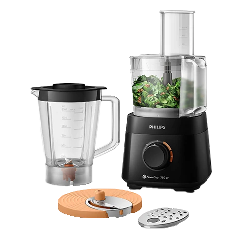 Philips Food Processor 3000 Series HR7301/90 - 750W - 1.5L Bowl - 2L Blender - Black (8720389003691) - image 1 Philips Food Processor 3000 Series HR7301/90 - 750W - 1.5L Bowl - 2L Blender - Black (8720389003691) - image 1