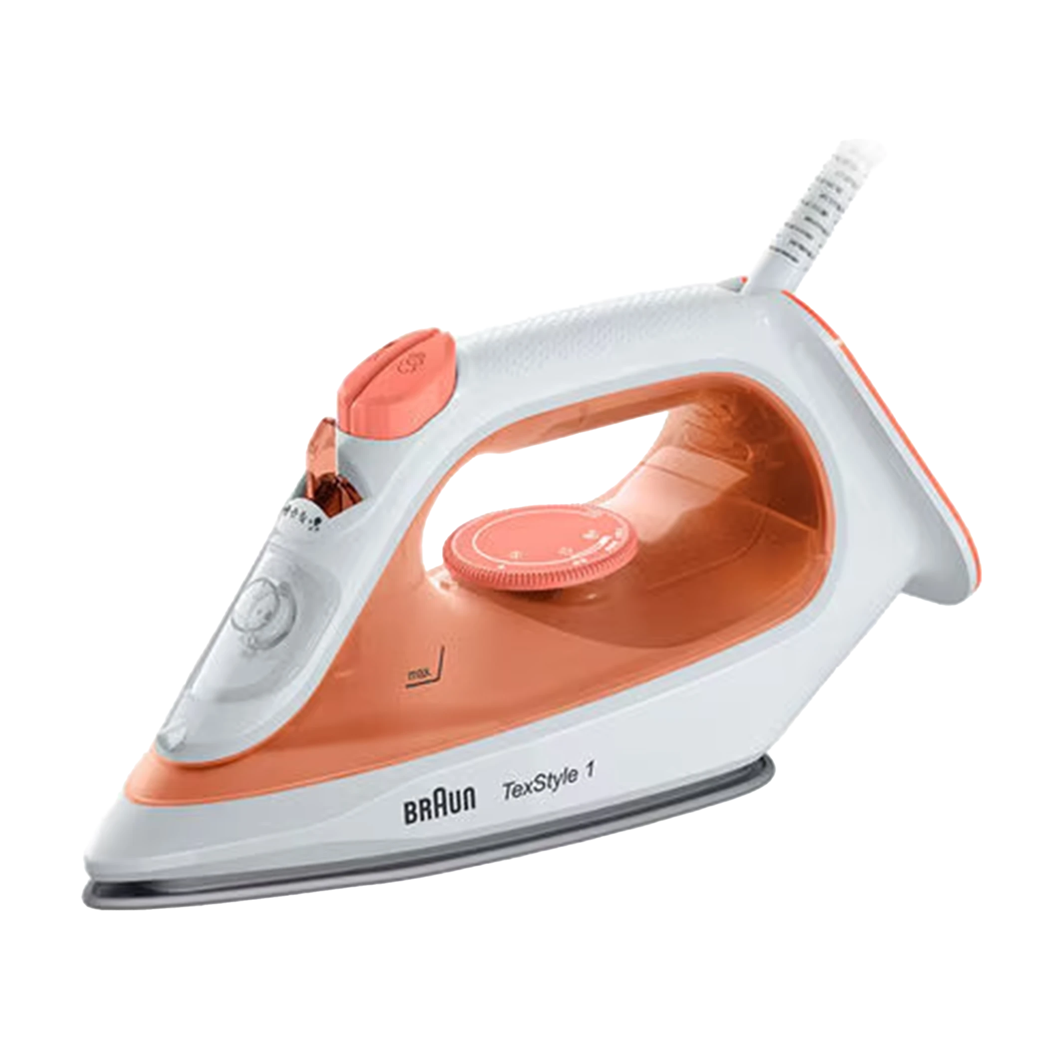 Braun Steam Iron SI1009OR 1900W Regional Edition (T-KACN) Designed for The Middle East and GCC Markets Non-Stick Soleplate - 35-Second Rapid Heat-Up - Eco Mode - Orange (8021098001160) - image 1