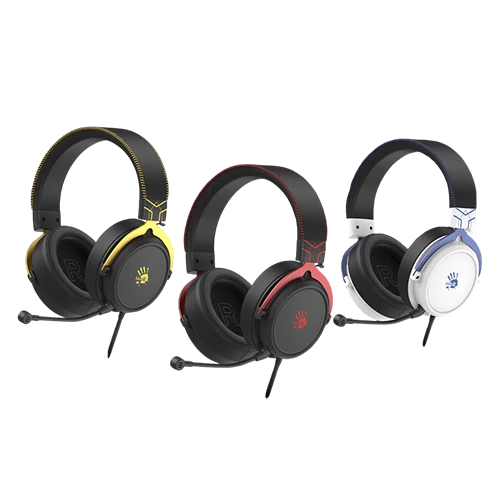 سماعة الألعاب بلودي M590i بصوت محيطي 7.1 - غشاء هجين 50 مم - اتصال 3.5 مم/USB - تقنية M.O.C.I. - صوت محيطي غامر - ميكروفون قابل للفصل بخاصية إلغاء الضوضاء AI (4711421985932) - image 1