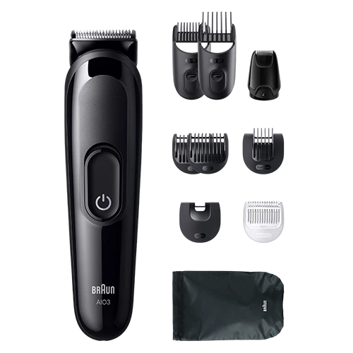 Braun 10-in-1 All-in-One Series 3 AIO3560 - Trims, Styles, and Clips Beard, Hair, and Body with Ultra Sharp Blade - Black (8700216429511) - image 1