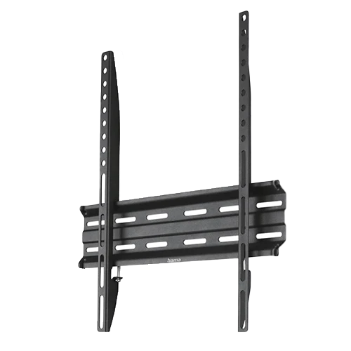 Hama TV Wall Bracket Rigid 220809 - Strong Steel Frame - Up to 65 Inch - Universal Compatibility - Space-saving style - Black (4047443509369) - image 1